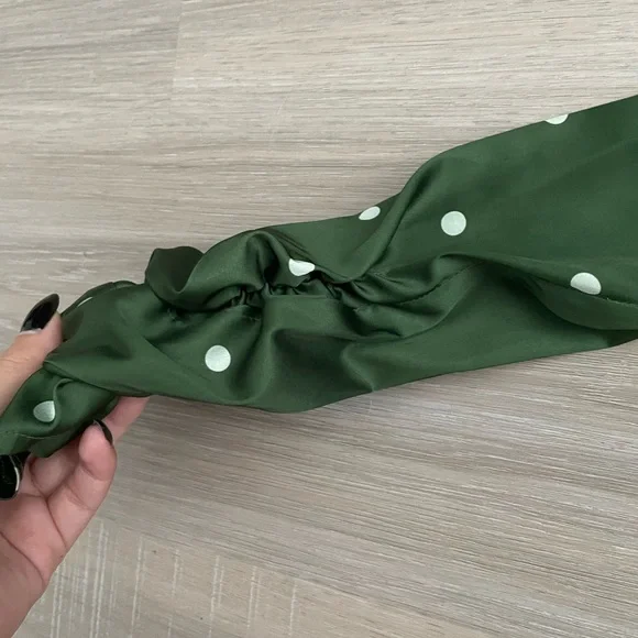 For Love & Lemons Polka Dot Tie Top - Picture 4 of 4